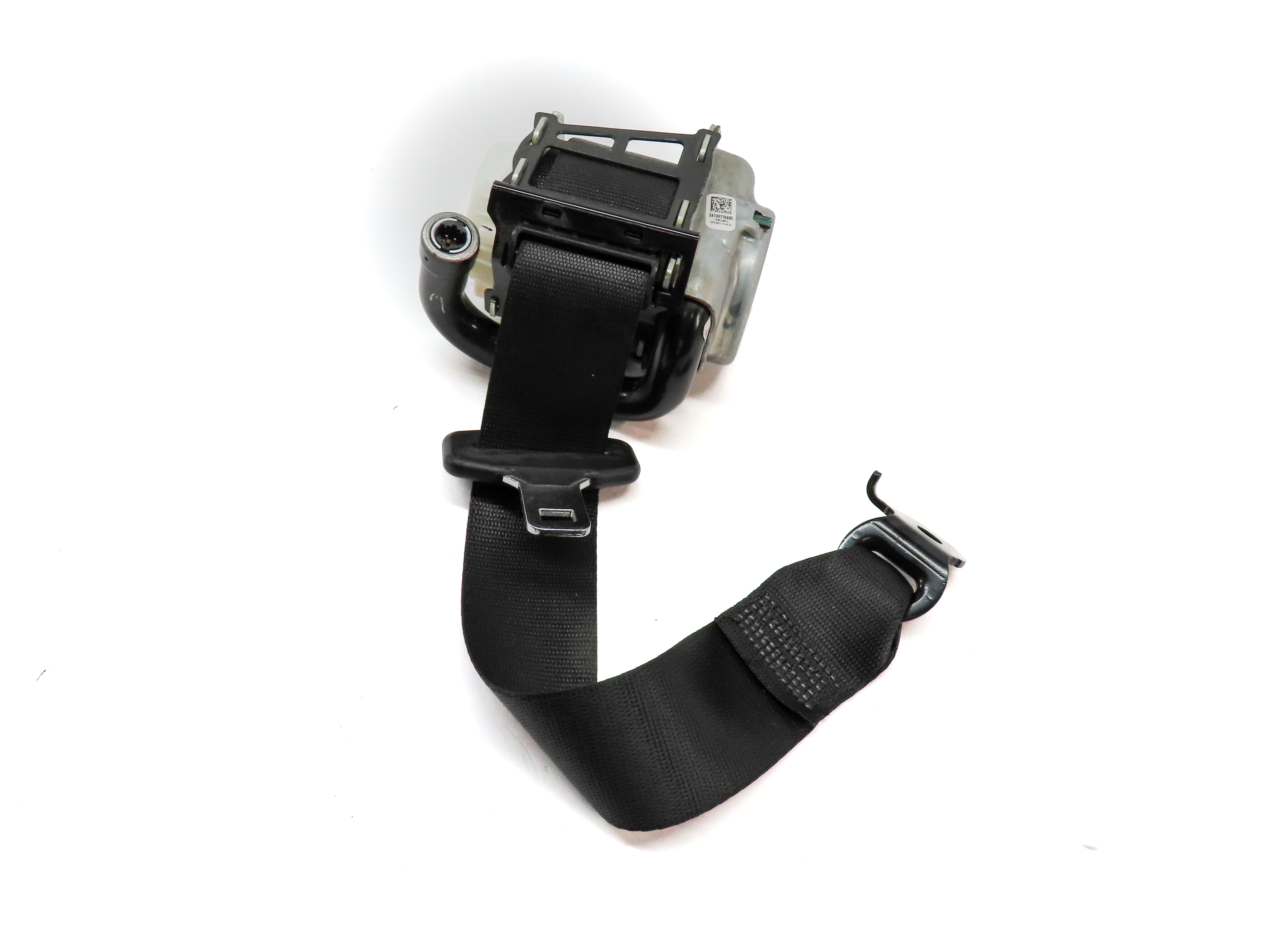 2019 BMW X3 (G01) REAR RIGHT SEATBELT SEAT BELT RETRACTOR (BLACK) — exact item pictured